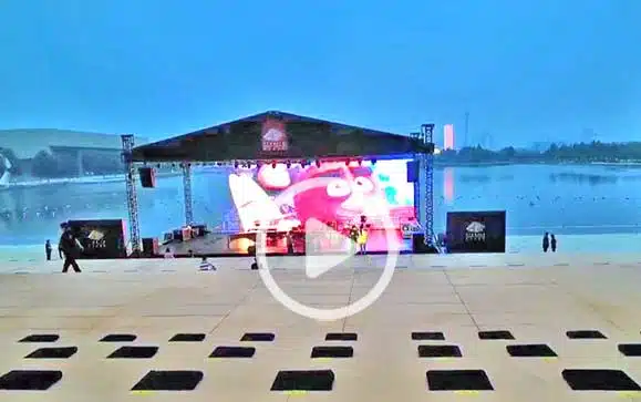 P55mm Transparent Grid Display for Concert Stage Display